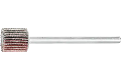 Mounted Flap Wheel, 3/8" x 3/8, 240 Grit, 1/8" Shank, Aluminum oxide 1