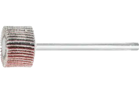 Mounted Flap Wheel, 5/8" x 3/8, 120 Grit, 1/8" Shank, Aluminum oxide 1