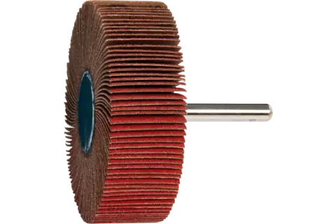 Mounted Flap Wheel, 3″ x 1, 120 Grit, 1/4″ Shank, Ceramic oxide CO-COOL 2