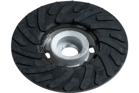 Fiber Disc Backing Pad, Ribbed, Regular Density, 4-1/2" Dia, 5/8-11 Clamping Nut 2