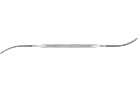 Precisie-riffelvijl type 711 P 180 mm Zwitserse kap 0, grof 1