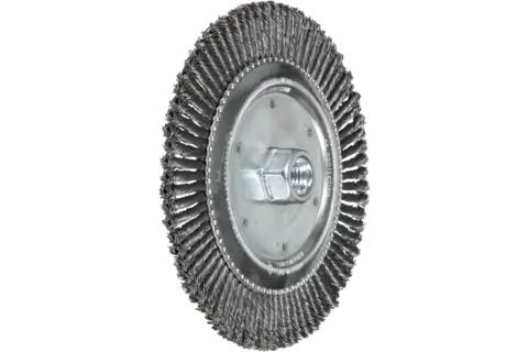 Stringer Bead Wheel Brush 6-7/8″ Dia .020 Carbon Steel 5/8-11″ Thread 2