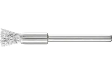Miniature End Brush 1/4" Dia. .005 Carbon Steel 1/8" Stem 1