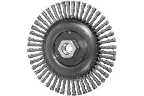 Stringer Bead Wheel Brush 6" Dia .020 Stainless Steel 5/8-11" Thread .023 Retail 1