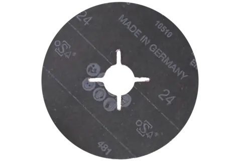 Ceramic oxide grain fibre disc dia. 115 mm CO-COOL24 for the coolest grinding on stainless steel  2