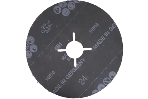 Ceramic oxide grain fibre disc dia. 125 mm CO-COOL24 for the coolest grinding on stainless steel  2