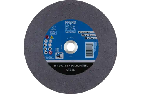Cut-off wheel metal circular saw T 300x2.8x32 mm Performance Li. SG CHOP STEEL for steel 1