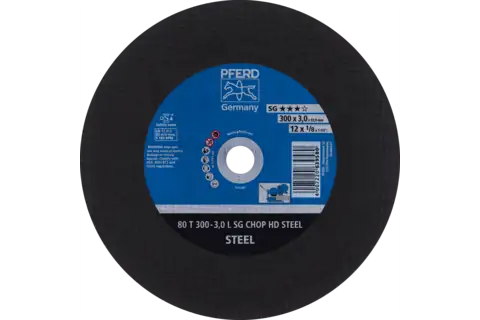 Cut-off wheel T 300x3.0x32 mm Performance Line SG CHOP HD STEEL for steel 1