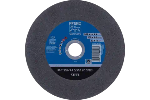 Stationäre Trennscheibe T 300x3,4x25,4 mm "mittelhart" HD STEEL für Stahl 80m/s 1