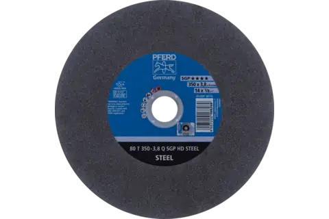 Stationary cut-off wheel T 350x3.8x25.4 mm "medium-hard" HD STEEL for steel 80 m/s 1