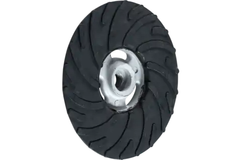 Fiber Disc Backing Pad, Ribbed, Flexible Density, 7" Dia, 5/8-11 Clamping Nut 2