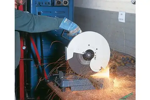 Large Diameter Cut-Off Wheel 12" x 7/64 x 1, SG CHOP STEEL, K, Aluminum oxide 2