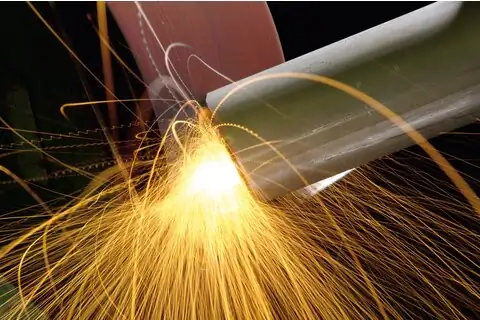 ceramic oxide grain abrasive belt BA 75x2000mm CO-COOL80 for grinding stainless steel with a belt grinder 2