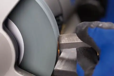Bench grinding wheel dia. 150x16 mm centre hole dia. 32 mm SiC120 for hard materials e.g. tungsten carbide 2