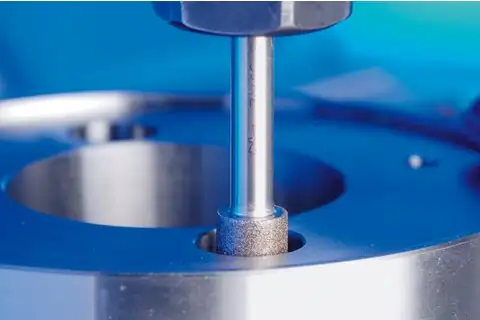 Diamant-Schleifstift Zyl. Ø5,0mm SchaftØ3 mm D126 (mit.) zum Schleifen von Bohrungen/Radien 2