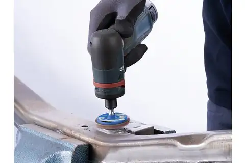 COMBIDISC Keramikkorn Mini-POLIFAN CD Ø 50mm CO-COOL40 für kühlen Schliff auf Edelstahl 4