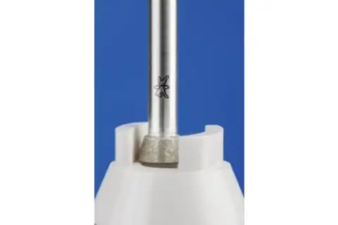 Diamond grinding point cup type dia. 3x8 ° shank dia. 3 mm D126 (medium) for grinding planar surfaces and ledges 2