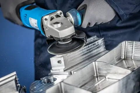 COMBICLICK Keramikkorn Fiberscheibe Ø 115 mm CO-ALU80 für weiche NE Metalle 4