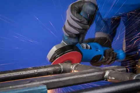 Ceramic oxide grain fibre disc dia. 125 mm CO-COOL120 for cool grinding on stainless steel 2