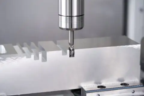 Solid carbide end mill dia. 10 mm, 3 flutes, 2xDC, neck chip channel extra-long, chamfer 0.2 mm, uncoated, HA shank, Performance Aluminium 3