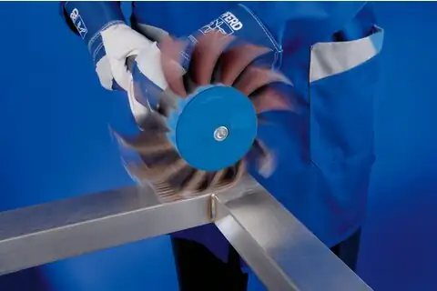 POLIFLAP Schleifrad Ø 170x60mm Schaft-Ø 12 mm zum Herstellen von Oberflächenstrukturen 2
