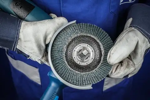 POLIFAN POWER flap disc PFC 125 mm X-LOCK conical Z60 SG STEELOX steel/stainless steel 4