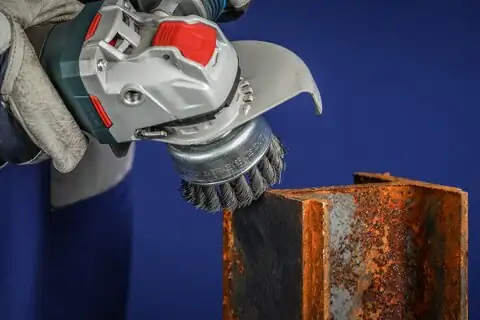 Cup brush knotted TBG dia. 80 mm hole 22.2 mm/X-LOCK steel wire dia. 0.50 mm angle grinders 3