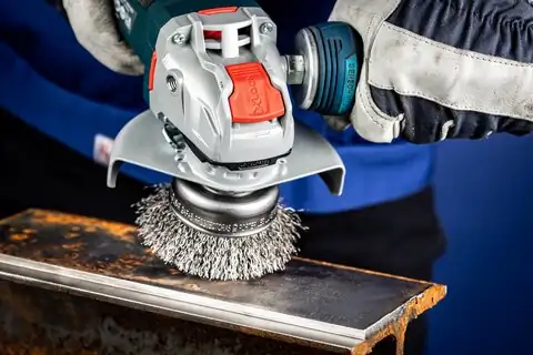 Cup brush crimped TBU dia. 60 hole 22.2 mm/X-LOCK steel wire dia. 0.30 angle grinders 3