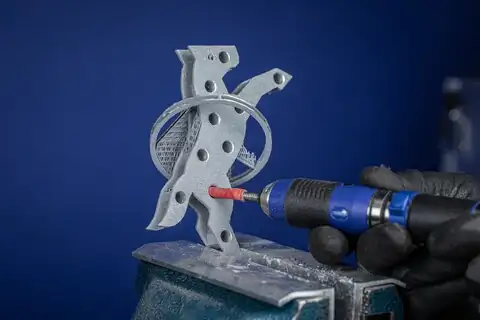 POLIROLL PR zylindrische Schleifrollen Ø 6x35 mm Bohrung Ø 3 mm Keramikkorn CO-COOL60 2