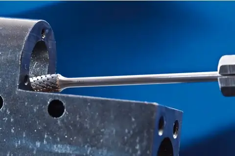 Hardmetalen stiftfrees ronde boogvorm RBF Ø 06x13 mm stift-Ø 3x75 mm Z3P universeel middel met kruisvertanding 2