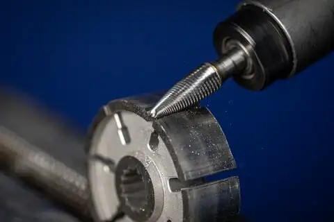 Tungsten carbide high-performance burr MICRO tree shape with radius end RBF dia. 06x18 mm shank dia. 6 mm finishing 2