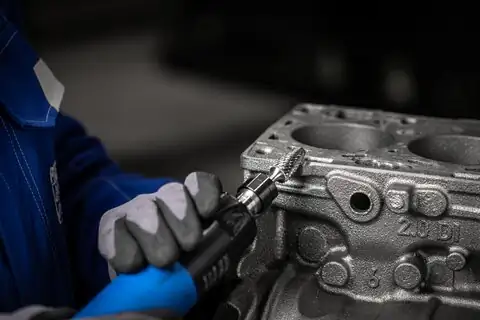 Tungsten carbide high-performance burr ALLROUND tree shape with radius end RBF dia. 12x25mm shank dia. 6mm universal coarse 4