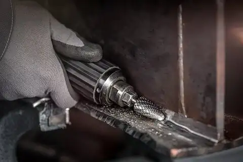 Tungsten carbide high-performance burr ALLROUND tree shape with radius end RBF dia. 16x30mm shank dia. 6mm universal coarse 2