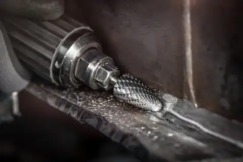 Tungsten carbide high-performance burr ALLROUND tree shape with radius end RBF dia. 16x30mm shank dia. 6mm universal coarse 3