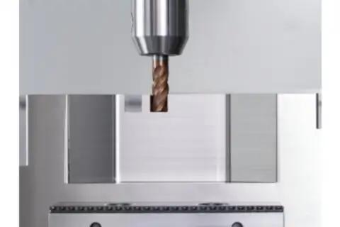 Karbür parmak freze çap 10 mm, 4 ağızlı, 2xDC, pah 0,2 mm 45°, AlTiN / TiSiXN kaplama, HB şaft, Performans Paslanmaz 4