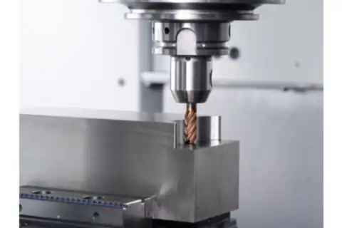 Solid carbide end mill dia. 10 mm, 5 flutes, with chip divider, 2xDC, radius 0.5 mm, AlTiN/TiSiXN coating, HB shank, Performance Stainless 3