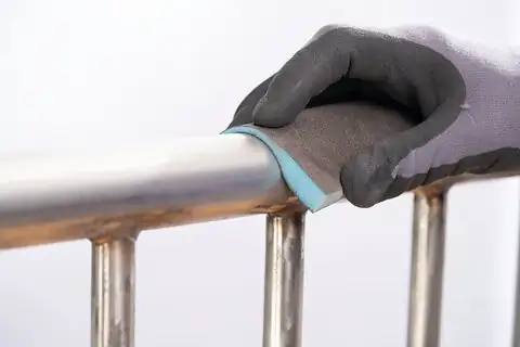 Sanding sponge Set with 4 abrasive sides, 4″ x 4-3/4, 60, 80, 180 Grit, Aluminum oxide, 3 PK 2