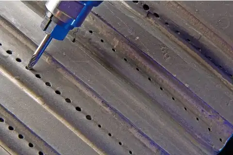 Hartmetall Hochleistungsfrässtift ALLROUND Spitzkegel SKM Ø03x07mm Schaft-Ø 3mm universal grob 2