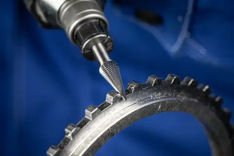 Tungsten carbide high-performance burr MICRO conical pointed SKM dia. 08x20 mm shank dia. 6 mm finishing 2