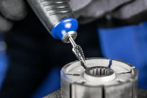 Hartmetall Frässtift Spitzbogen SPG Ø 06x13 mm Schaft-Ø 3 mm Z4 universal mittel fein 2