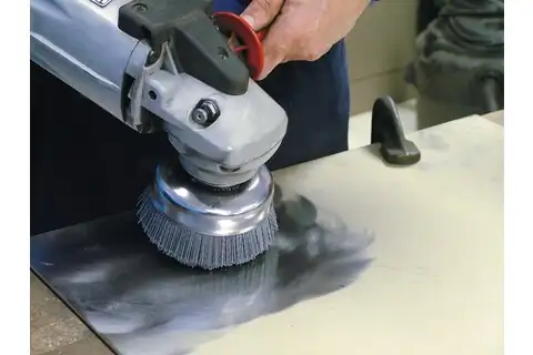 cup brush crimped TBU dia. 100mm M14 SiC filament dia. 0.90 grit 120 angle grinders 3