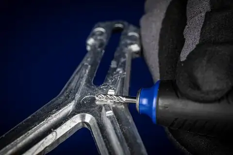 Tungsten carbide high-performance burr ALLROUND cylindrical with radius end WRC dia. 03x13mm shank dia. 3mm universal coarse 2