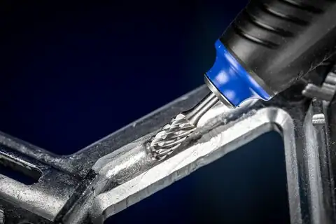 Tungsten carbide high-performance burr ALLROUND cylindrical with radius end WRC dia. 06x13mm shank dia. 3mm universal coarse 2