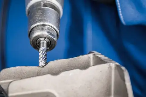 Fresa de metal duro de alto rendimiento forma cilíndrica redonda WRC Ø 06x16 mm, mango Ø 6 mm, TITANIUM para titanio 2