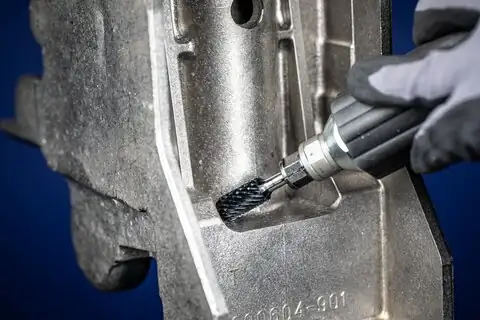 Tungsten carbide high-performance burr ALLROUND cylindrical with radius end WRC dia. 16x25mm shank dia. 6mm universal coarse 2