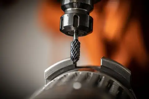 Tungsten carbide high-performance burr STEEL cylindrical with radius end WRC dia. 10x20 mm shank dia. 6 mm HICOAT steel 2