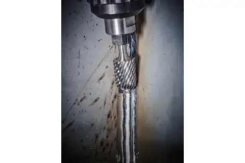 Fresa de metal duro de alto rendimiento STEEL forma cilíndrica redonda WRC Ø 16x25 mm, mango Ø 6 mm, para acero 2