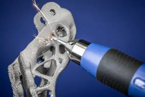 Meule sur tige TOUGH cylindrique Ø 3x6 mm, tige Ø 3 mm, CO60 pour matériaux difficiles à usiner 2