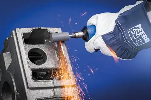 Vitrified Mounted Point, CAST EDGE, 1″ x 2, 30 Grit, W222, SiC, 1/4″ Shank 3