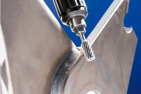 Hartmetall Hochleistungsfrässtift STEEL Zylinder ZYA Ø 12x25 mm Schaft-Ø 6 mm HICOAT für Stahl 2